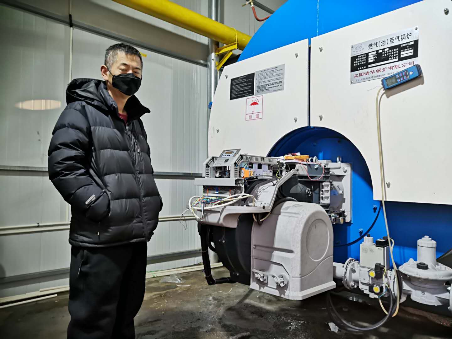 建筑公司生產用三臺RS410電子比調機調試工作